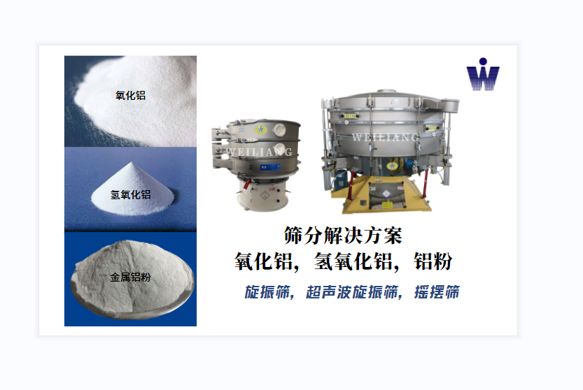 氧化鋁、氫氧化鋁、金屬鋁粉篩分案例